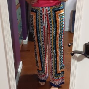 La Blanca boho loose pants